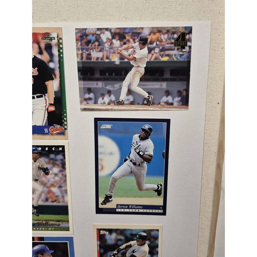 MLB Baseball Card Lot Cal Ripken Jr Bernie Williams Paul Molitor Ben Grieve LOT